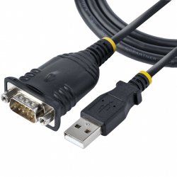 ADAPTATEUR USB VERS SERIE 1M - CONVERTISSEUR DB9 MALE A USB