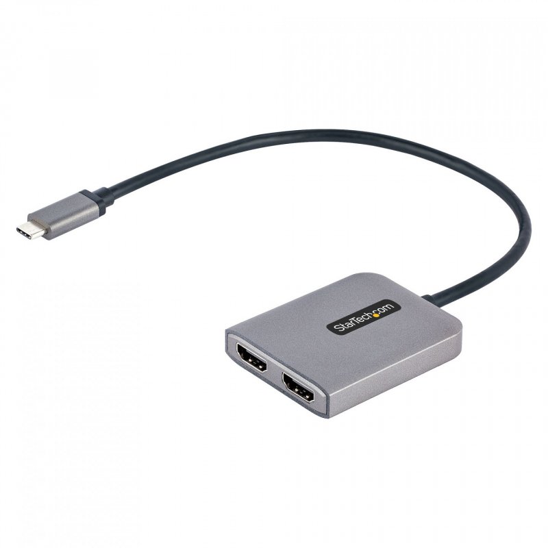 HUB USB C VERS HDMI DOUBLE - D UAL HDMI 4K 60HZ - CABLE DE 30CM