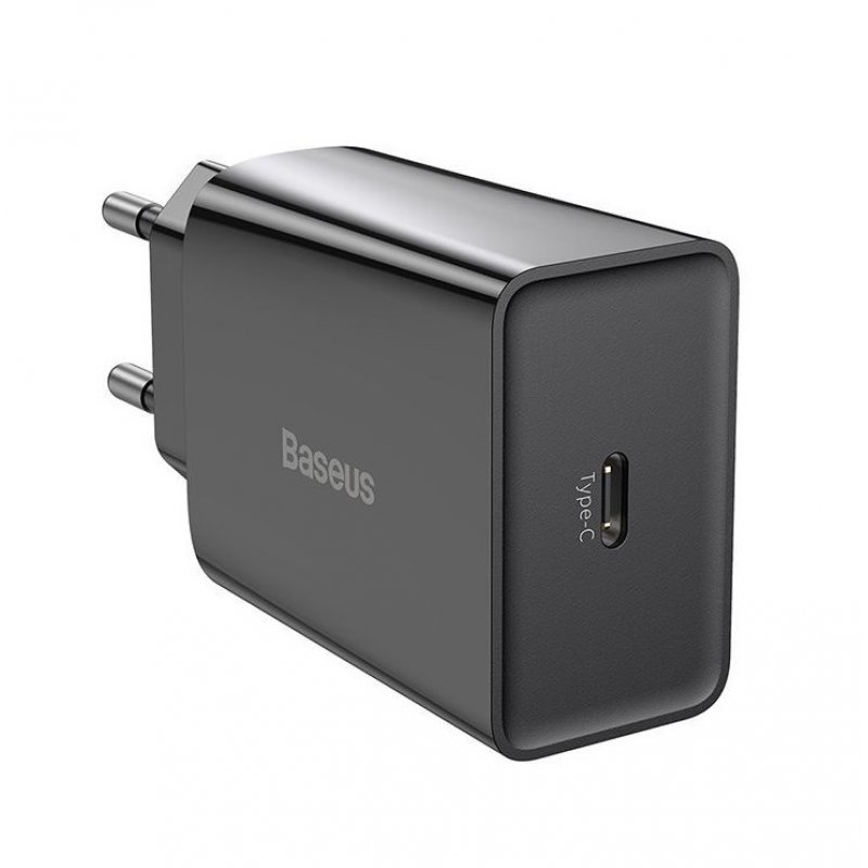 Baseus Speed Mini Smartphone Noir Secteur Charge rapide Intérieure
