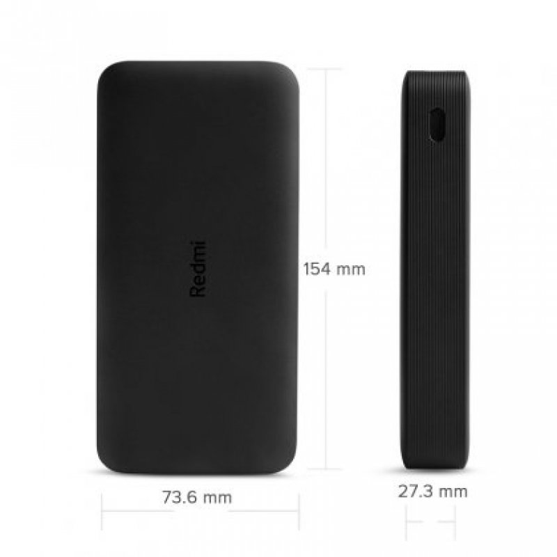 Xiaomi Power Bank Redmi 20.000 mAh 18W Fast Charge Black EU VXN4304GL