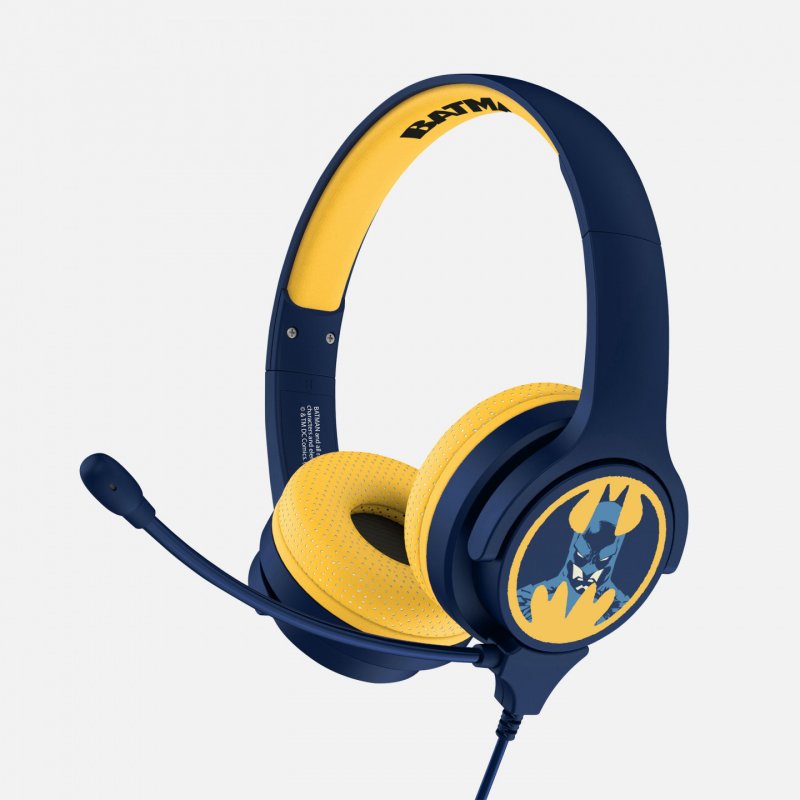 OTL Technologies Batman Blue Kids Interactive Casque Avec fil Arceau Jouer Noir, Bleu