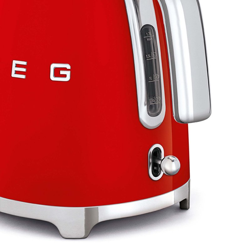 Smeg KLF03RDEU bouilloire 1,7 L 2400 W Rouge