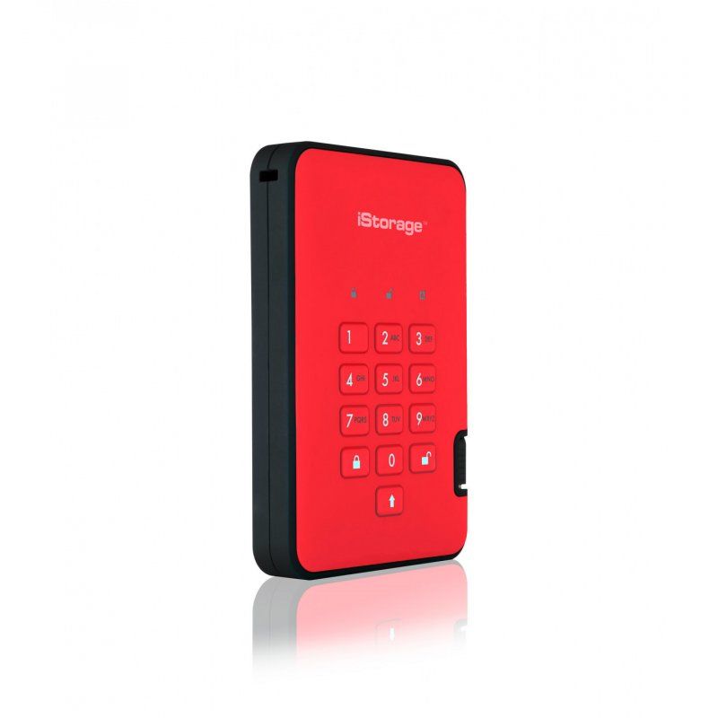 iStorage diskAshur 2 512 Go Rouge