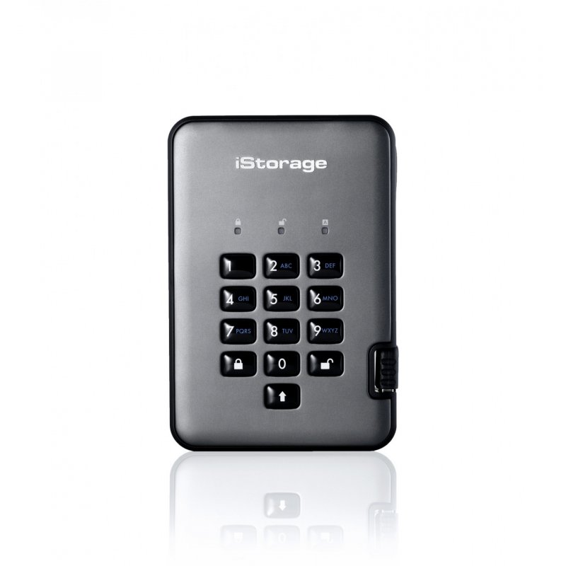 iStorage diskAshur PRO2 1 To Noir, Graphite