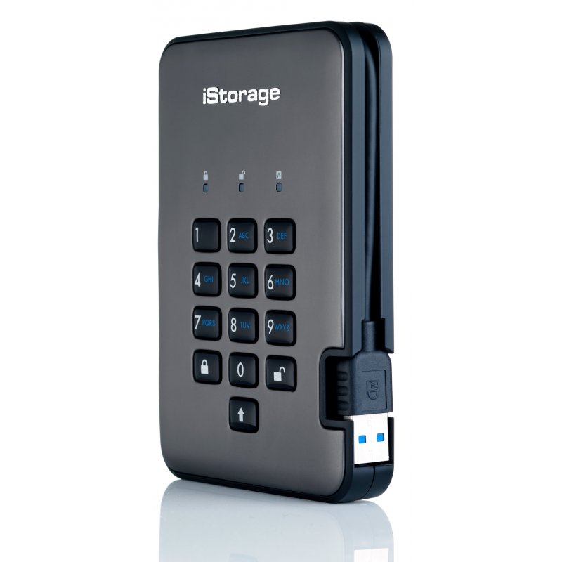 iStorage diskAshur PRO2 512 Go Noir, Graphite