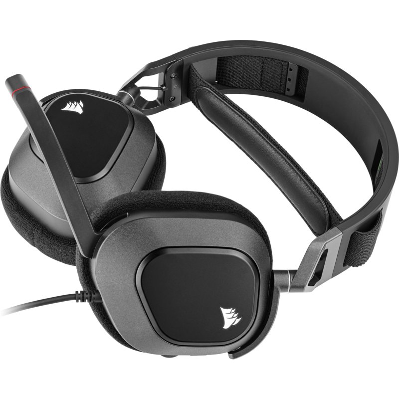Corsair HS80 RGB USB Casque Avec fil À la main Jouer Charbon