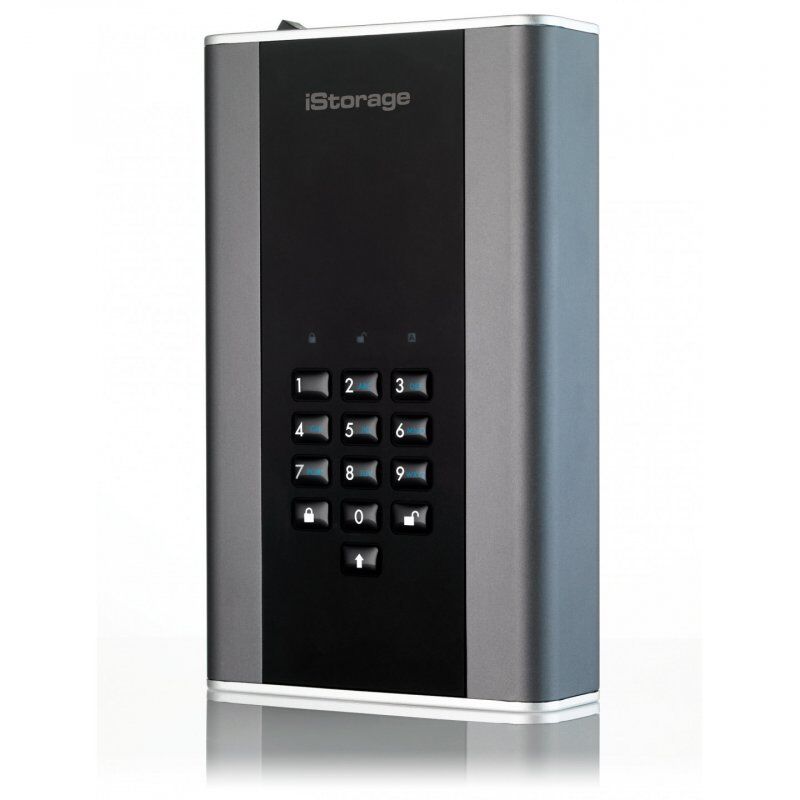 iStorage diskAshur DT2 256-bit 12TB USB 3.1 secure encrypted desktop hard drive IS-DT2-256-12000-C-G