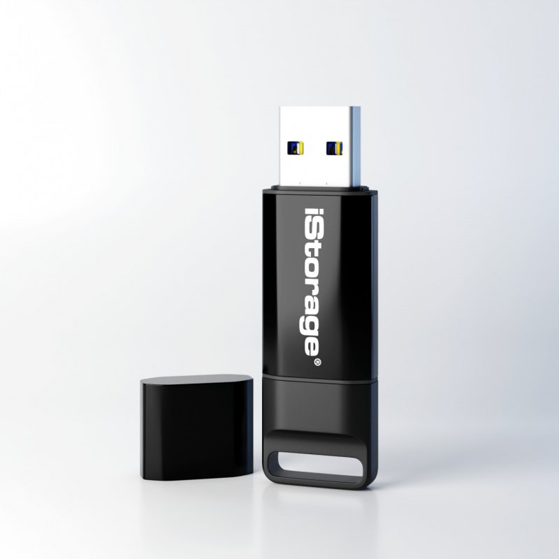 iStorage IS-FL-DBT-256-16 USB flash drive 16 GB USB Type-A 3.2 Gen 1 (3.1 Gen 1) Black