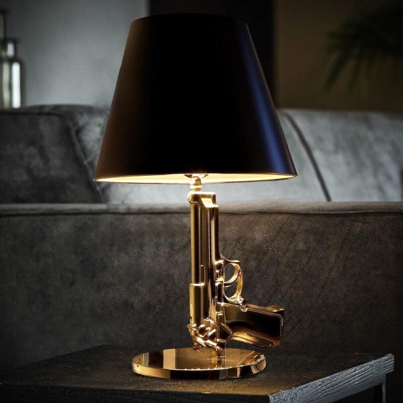 MikaMax 02853 table lamp Black, Gold