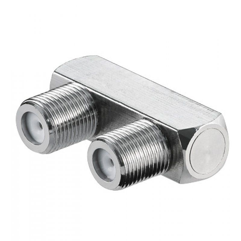 Goobay F Connector, U-Shape: F Socket  F Socket, 10 pcs