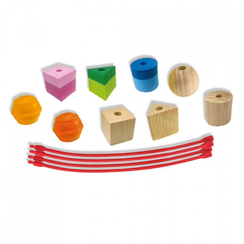 SES Creative Tiny Talents Lacing sensory beads