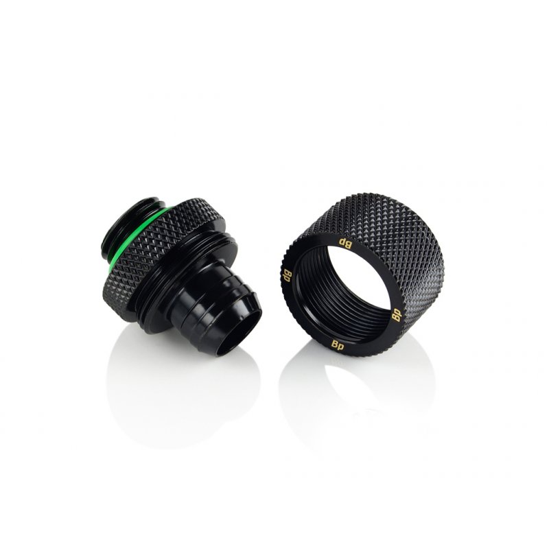 Bitspower Anschluss gerade G1/4 Zoll AG auf 16/10mm - schwarz matt