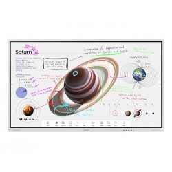 Samsung WM75B tableau blanc interactif et accessoire 190,5 cm (75") 3840 x 2160 pixels Écran tactile Gris USB / Bluetoo