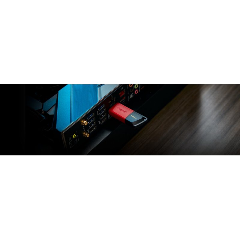 128GB DT EXODIA M USB3.2 GEN 1 (BLACK + RED)