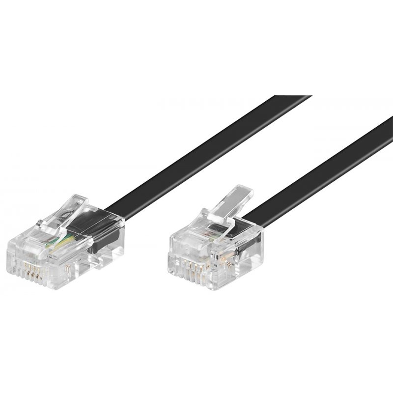 Câble Goobay RJ11 vers RJ45 - 3m (Noir)