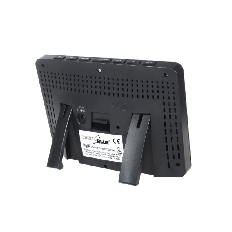Station météorologique GreenBlue GB540 DCF (Noir)