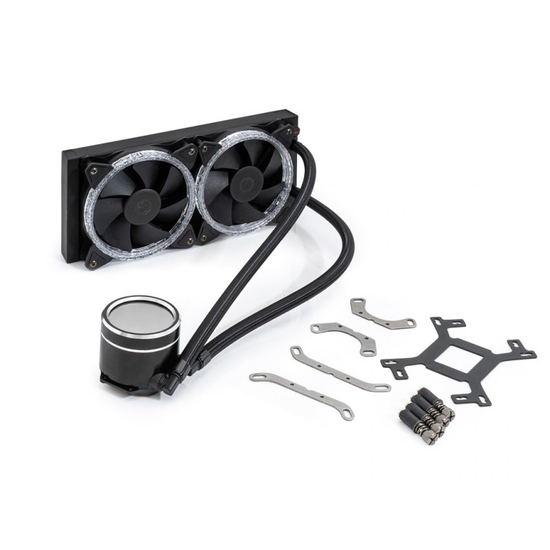 Bitspower Cyclops 240 Processeur Refroidisseur de liquide tout-en-un Noir, Argent 1 pièce(s)