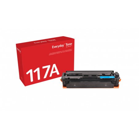 Everyday Toner Cyan compatible avec HP 117A (W2071A), Capacité standard