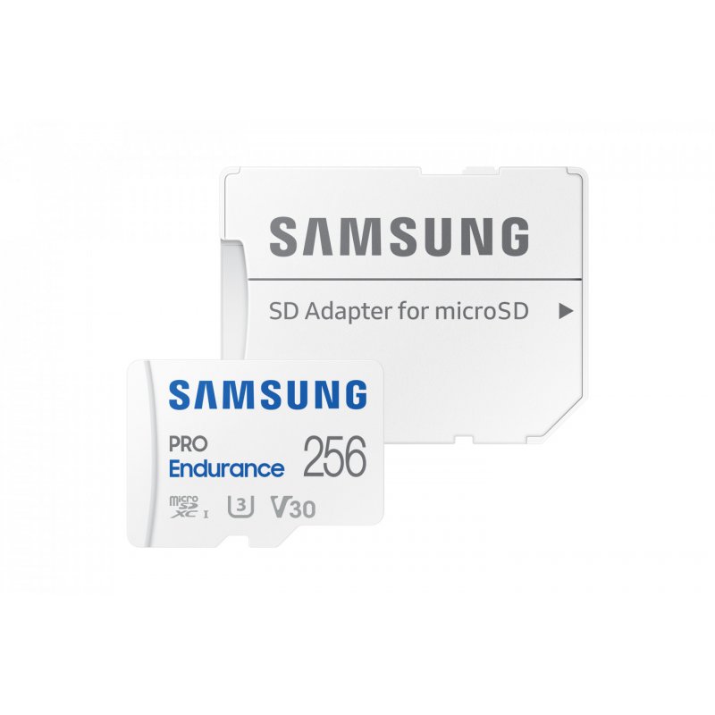 256GB Samsung PRO Endurance MicroSD 100MB/s +Adapter