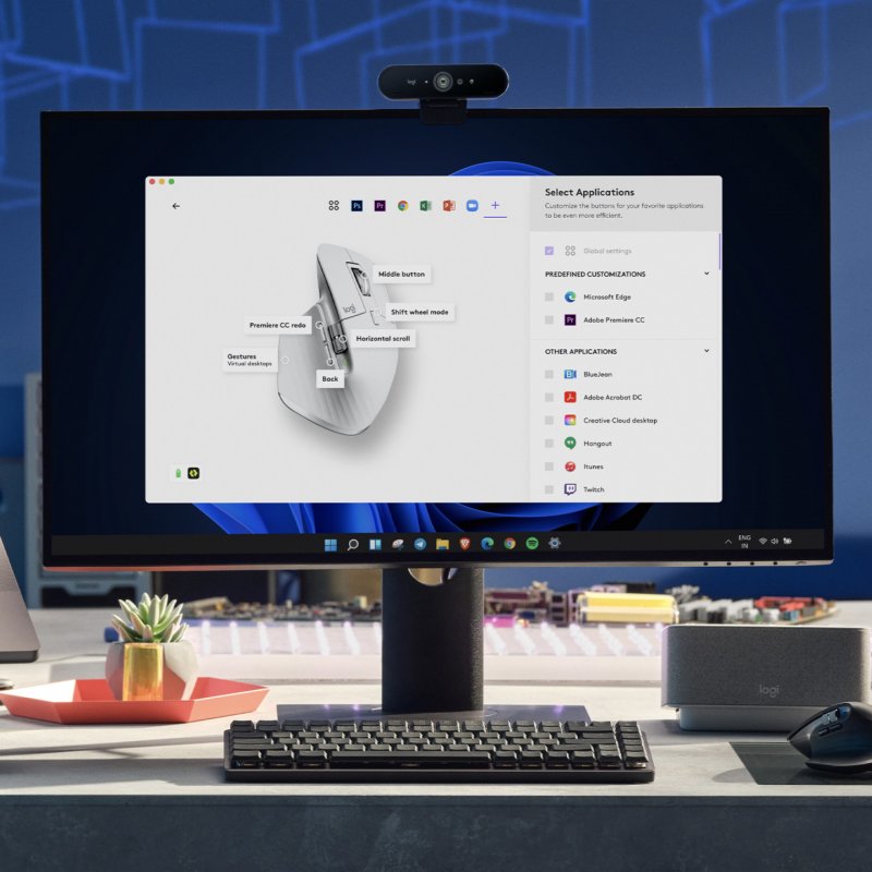 MX MASTER 3S PERFORM WRLS MOUSE - PALE GREY - EMEA