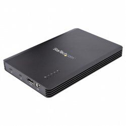 StarTech.com 4 Bay Thunderbolt 3 NVMe Enclosure, For M.2 NVMe SSD Drives, 1x DisplayPort Video/ 2x TB3 Downstream Ports,