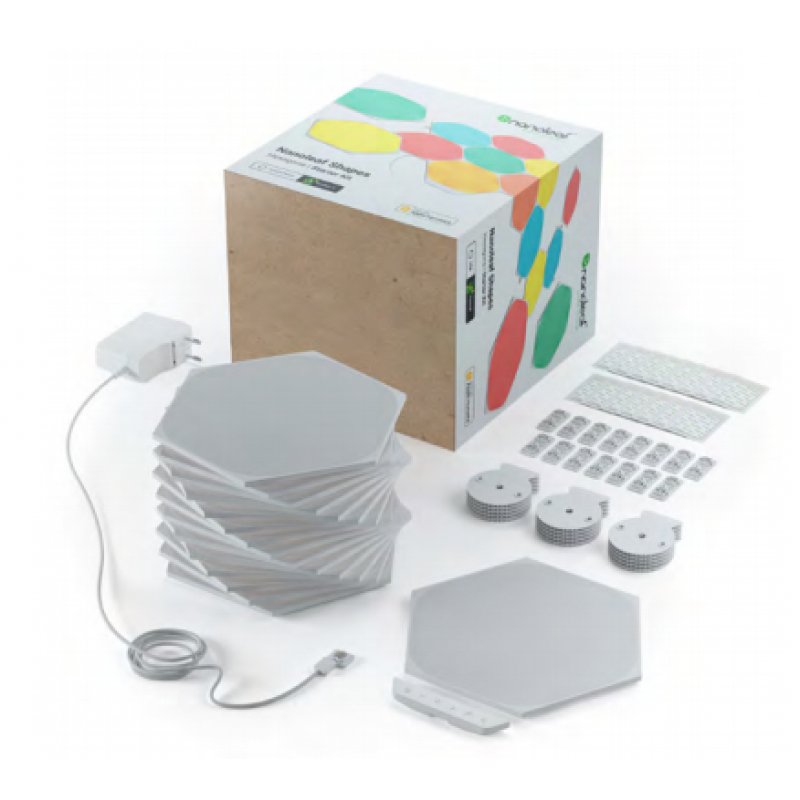 Nanoleaf NL42-6002HX-15PK Éclairage de panneaux à LED Hexagonal Secteur