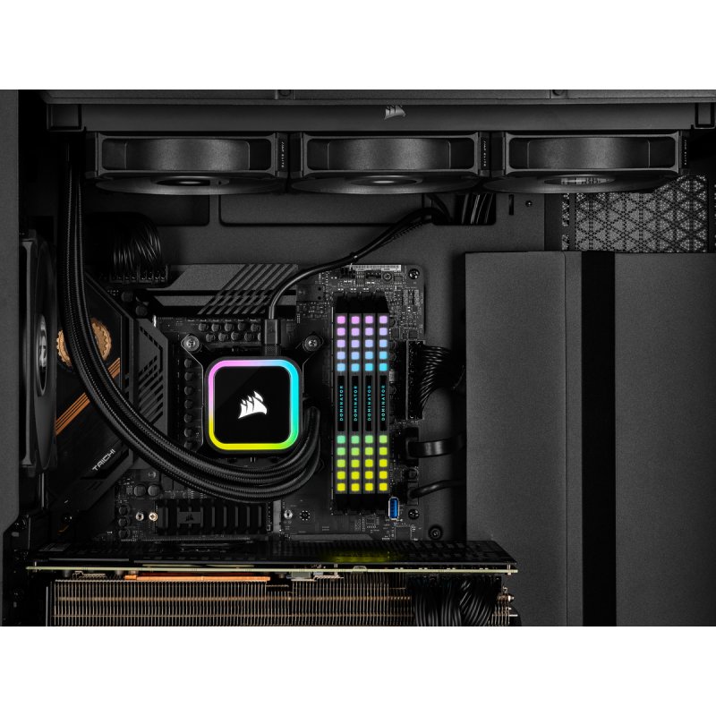 Corsair iCUE H150i RGB ELITE Processor All-in-one liquid cooler 12 cm Black 1 pc(s)
