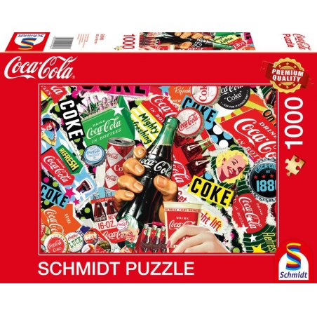 Schmidt Spiele Coca Cola is it! Jeu de puzzle 1000 pièce(s)