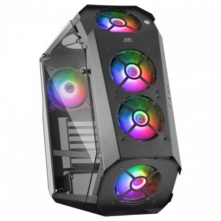 Boitier Moyen Tour ATX Mars Gaming MC51 RGB avec panneaux vitrés (Noir)