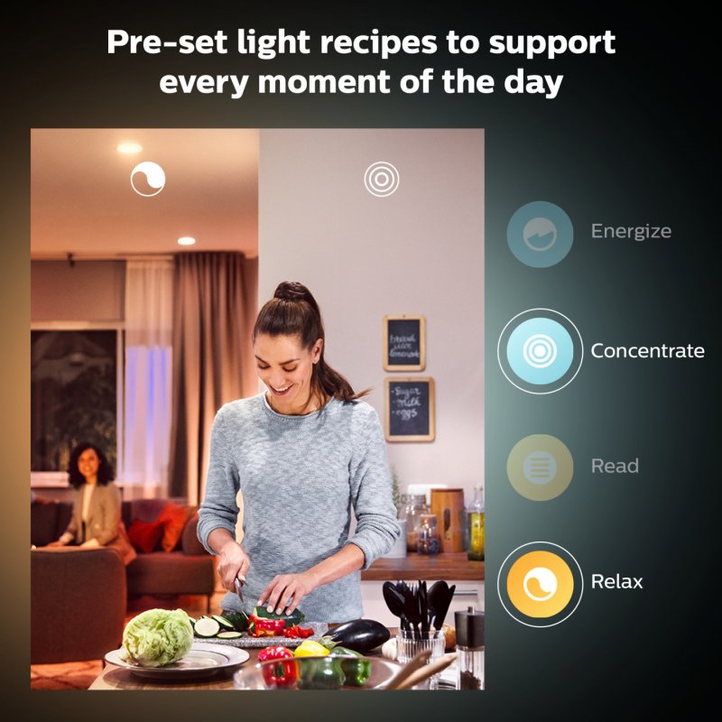 Philips Hue - E14 2-Pack Bulb -  White and Color Ambiance