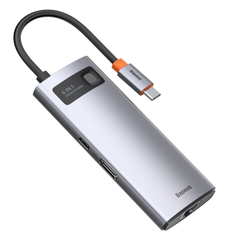 Baseus Metal Gleam USB 3.2 Gen 1 (3.1 Gen 1) Type-C Gris