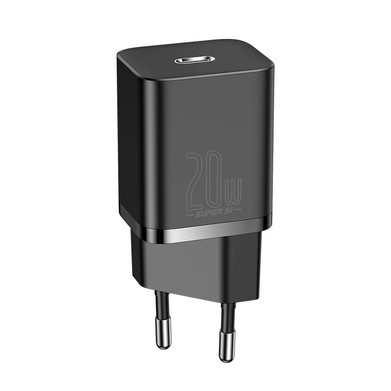 Baseus TZCCSUP-B01 chargeur d'appareils mobiles Universel Noir Secteur Charge rapide Intérieure