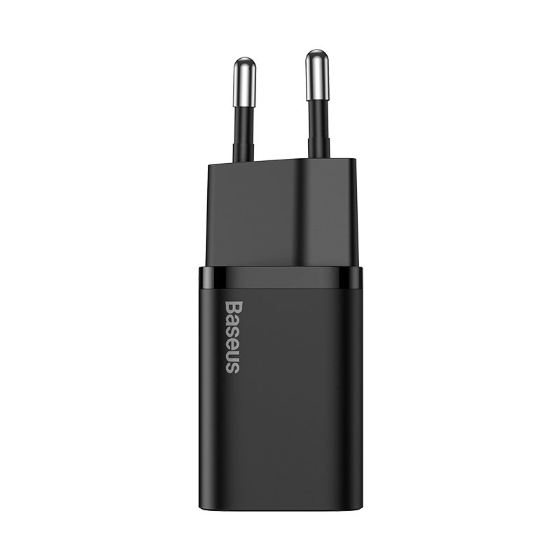 Baseus TZCCSUP-B01 chargeur d'appareils mobiles Universel Noir Secteur Charge rapide Intérieure