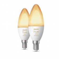 Philips Hue -  E14 2-Pack Bulb - White Ambience