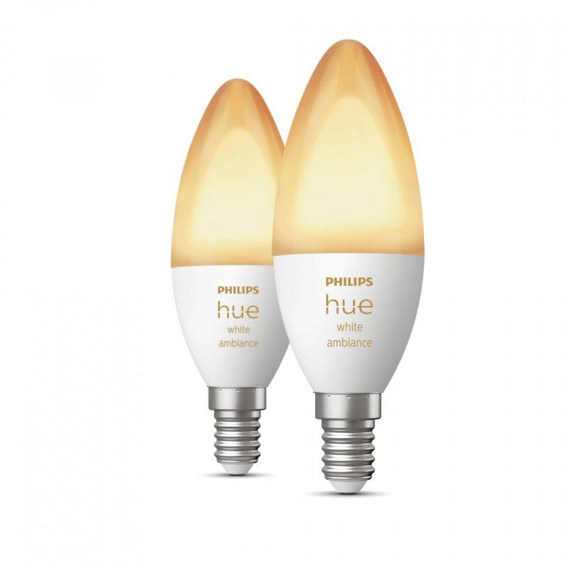 Philips Hue White ambience Candle - E14 smart bulb - (2-pack)
