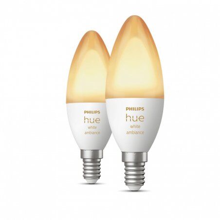 Philips Hue -  E14 2-Pack Bulb - White Ambience