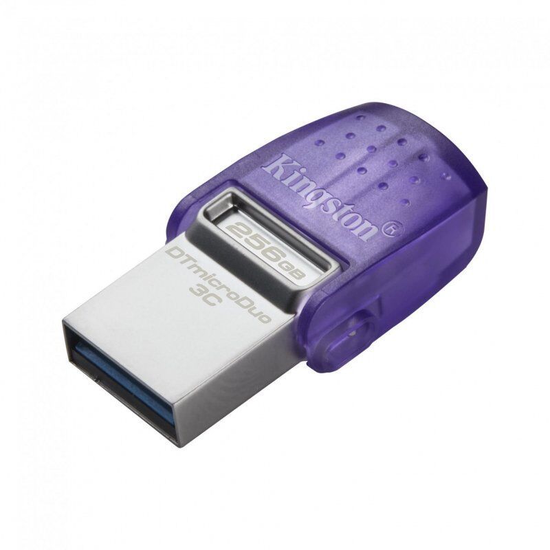 Kingston Technology DataTraveler microDuo 3C lecteur USB flash 256 Go USB Type-A / USB Type-C 3.2 Gen 1 (3.1 Gen 1) Acie