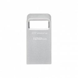 Kingston Technology DataTraveler Micro USB flash drive 128 GB USB Type-A 3.2 Gen 1 (3.1 Gen 1) Silver