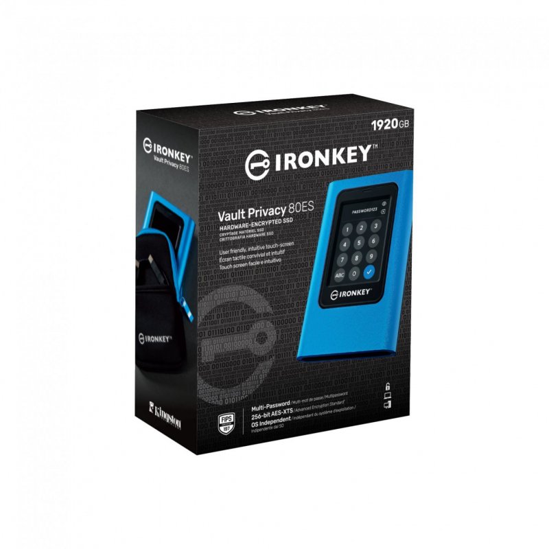 Kingston Technology IronKey Vault Privacy 80 1.92 TB Blue