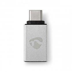 Adaptateur USB 3.2 Type C Nedis vers USB Type A (Gris)