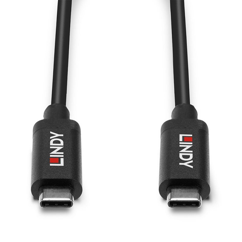 Lindy 43308 câble USB 5 m USB 3.2 Gen 2 (3.1 Gen 2) USB C Noir