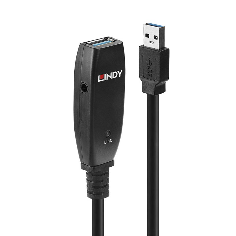 LINDY 15m USB 3.0 Active Extension Slim