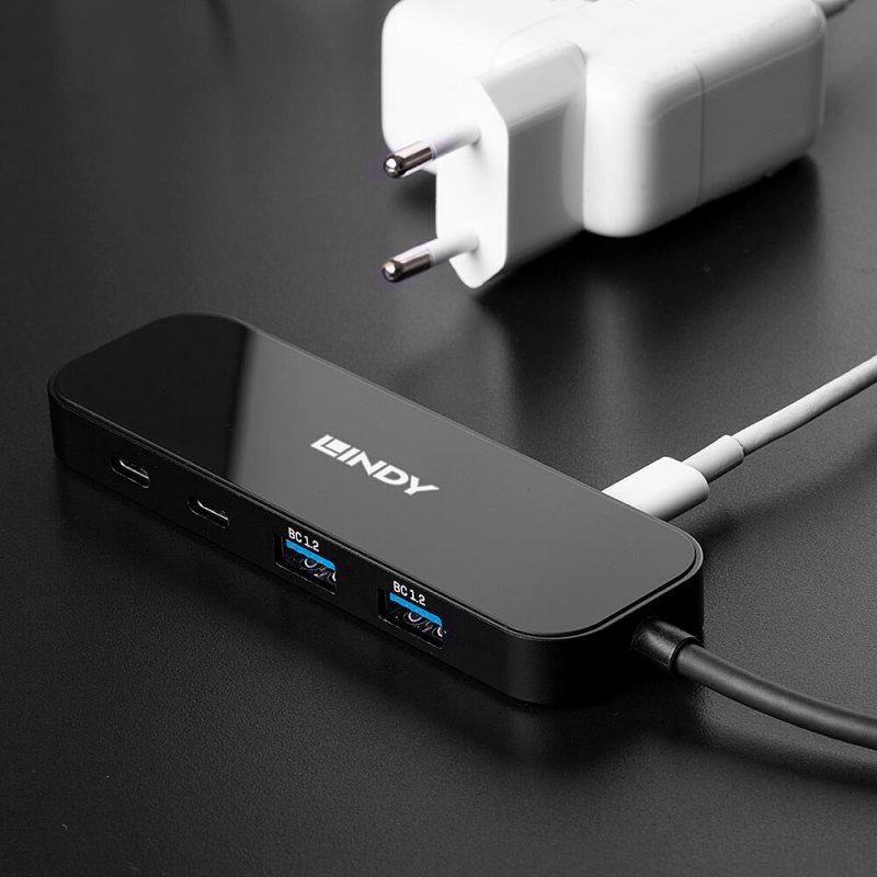 LINDY 4 Port USB 3.2 Gen 2 Hub