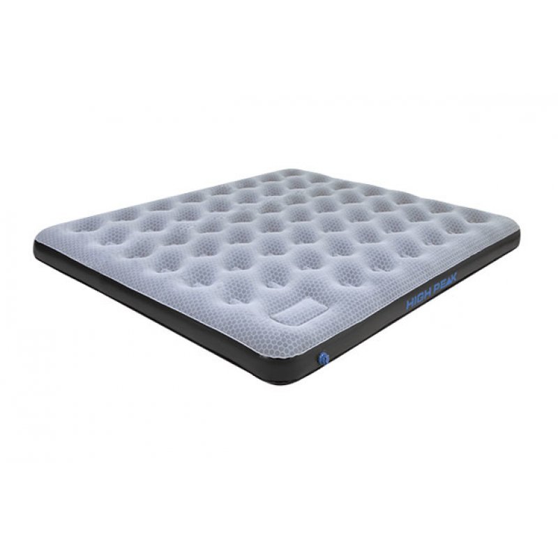 High Peak 40027 matelas gonflables Double matelas Noir, Bleu, Gris