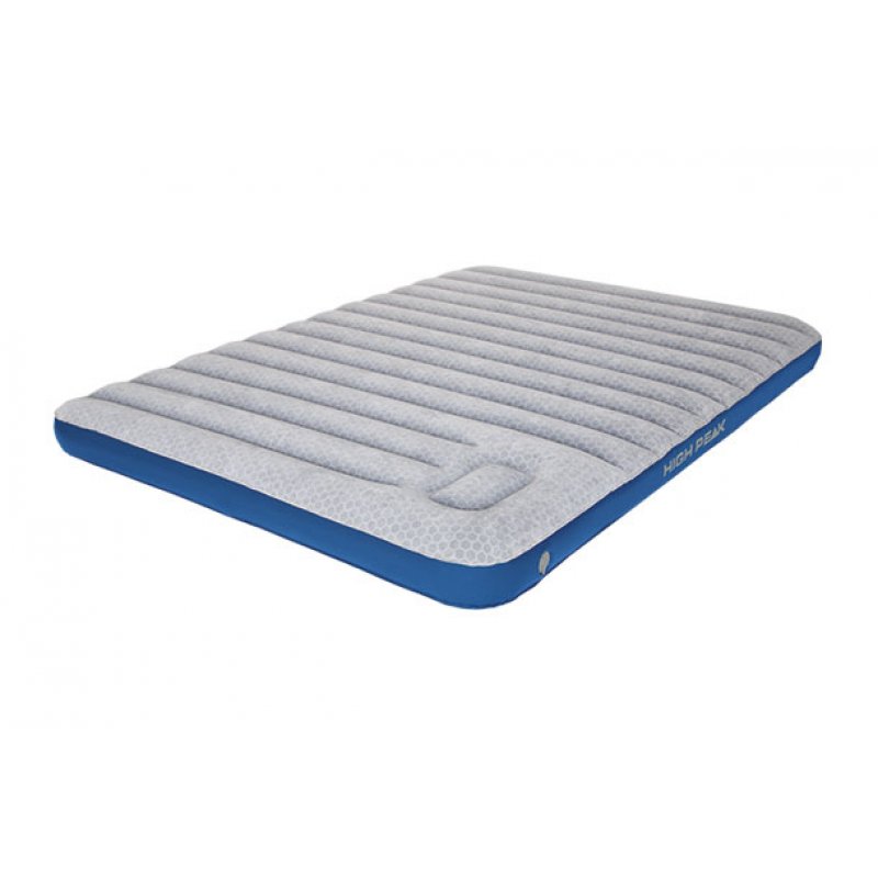 High Peak 40045 matelas gonflables Double matelas Bleu, Gris clair