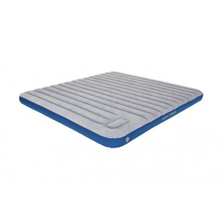 High Peak 40047 matelas gonflables Double matelas Bleu, Gris clair