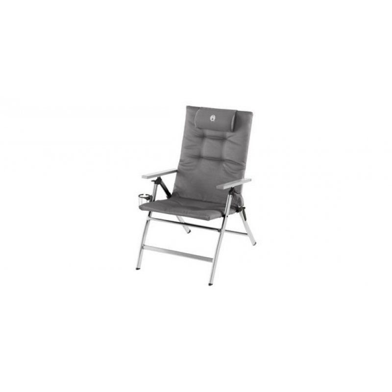 Coleman 5 Position Padded Recliner Chair Camping chair 4 leg(s) Grey
