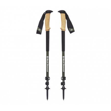 STOCK2 - Black Diamond Alpine Carbon Cork bâton de randonnée Unisexe Télescopique