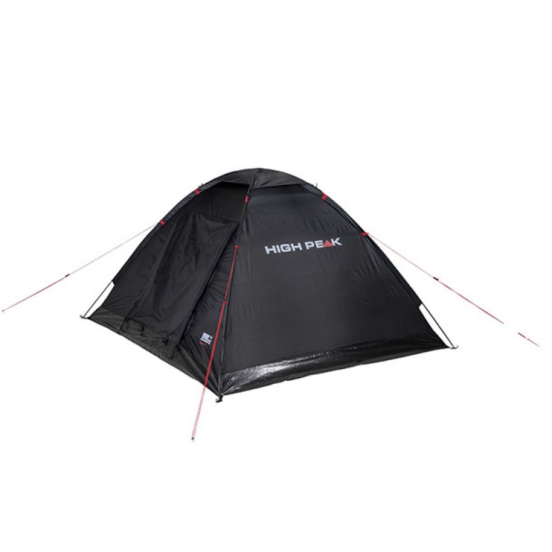 High Peak Beaver 3 Noir, Rouge Tente pyramide