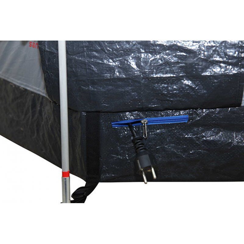 High Peak Santiago 5.0 Green, Grey Vis-a-vis tent